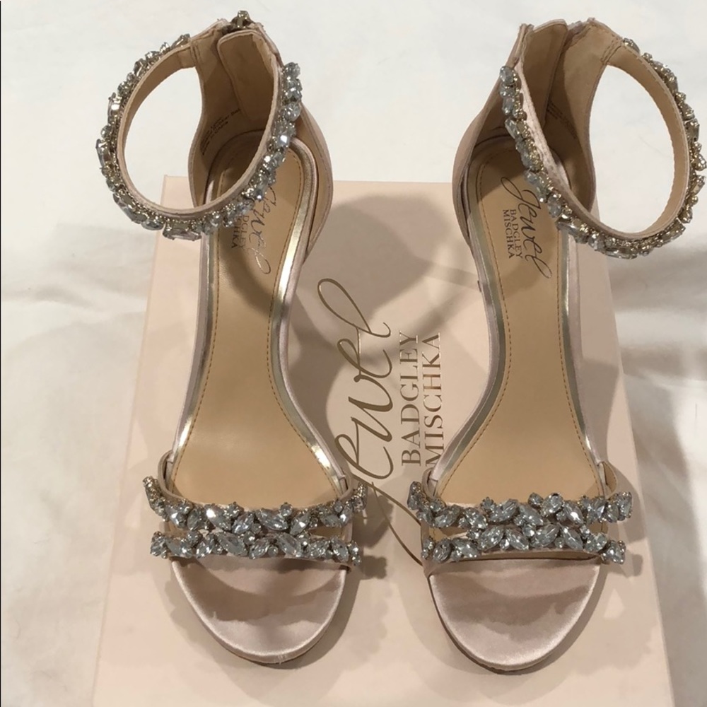 Badgley Mischka Caroline Sandals- worn once